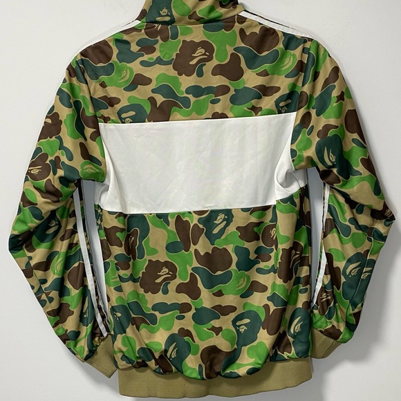 Adidas × BAPE Green Camo Track Jacket — Size M - Picture 9 of 12